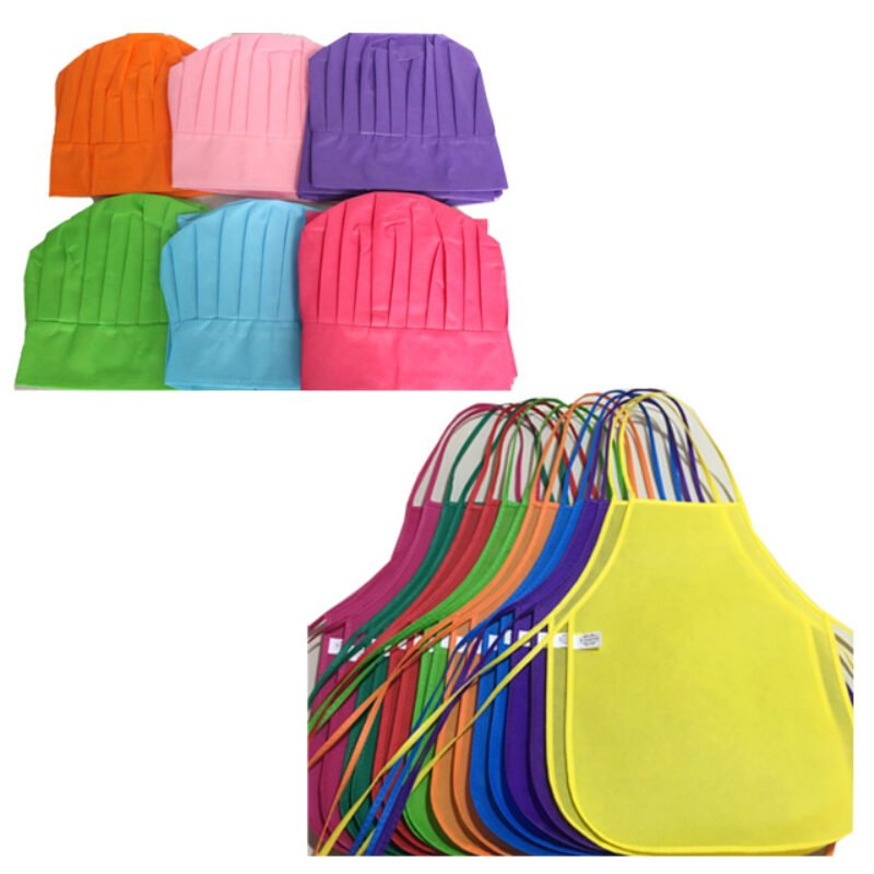 Children hat and apron