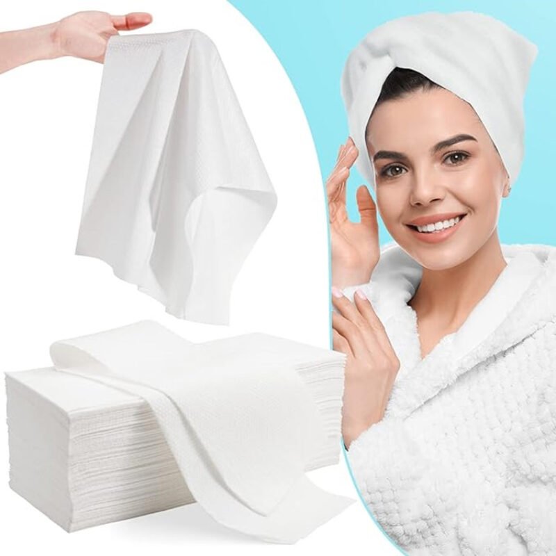 Disposable hair towel