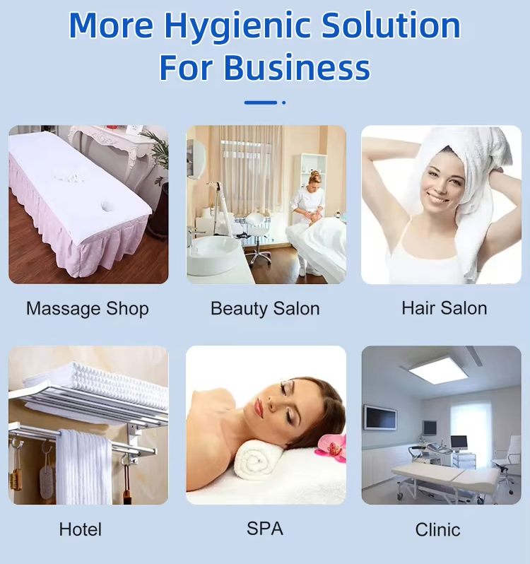 Disposable hair towel
