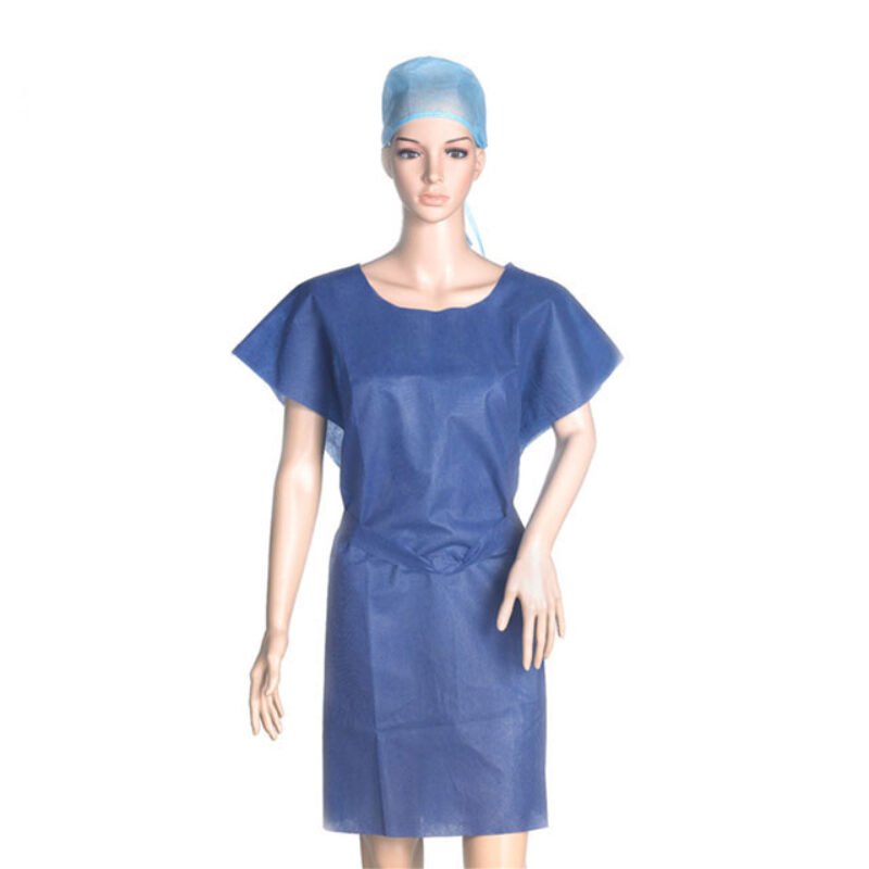 Disposable exam gown