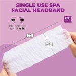 Disposable spa headband