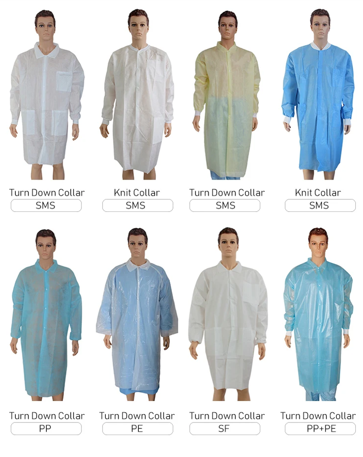 Disposable lab coat