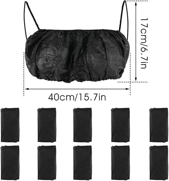 Disposable nonwoven bra (with elastic straps)