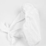 Disposable spunalce bra (with ties on)