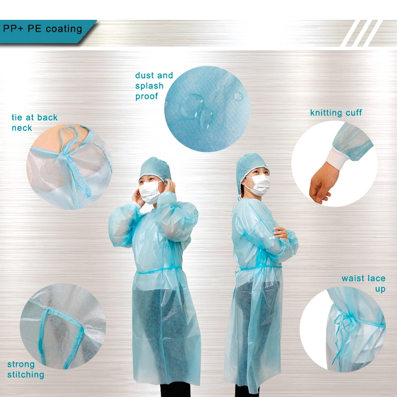PP+PE Isolation Gown