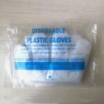 Disposable PE folded gloves