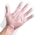 Disposable PE folded gloves